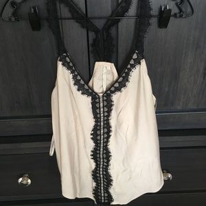 Cynthia Vincent Lace Top